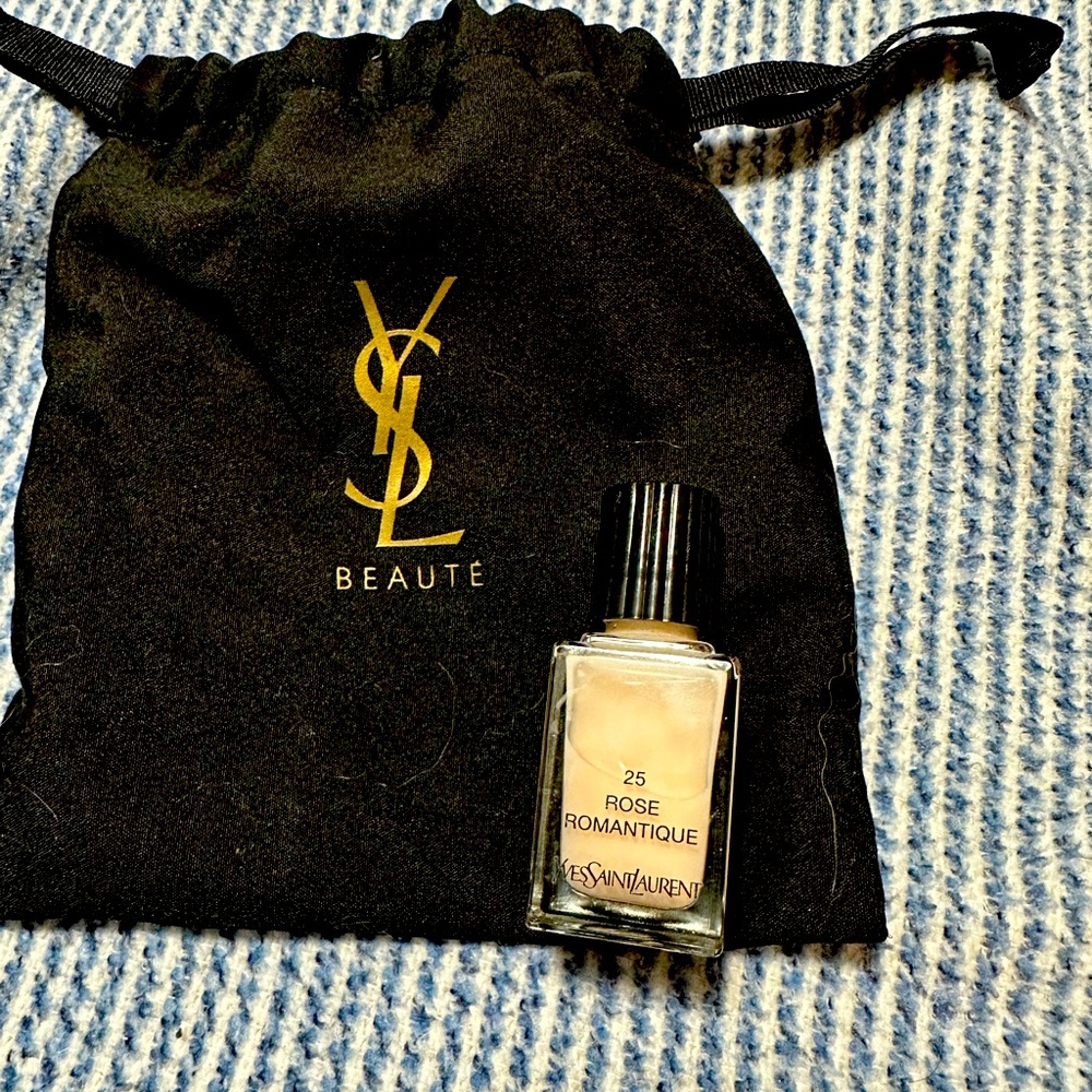 YSL Rose romantique nail polish.